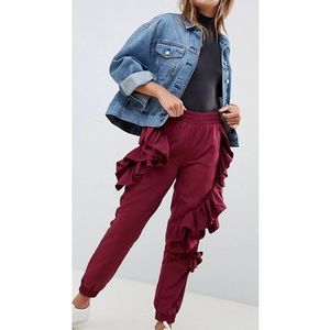 ASOS Ruffle Joggers